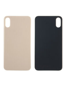 For Apple iPhone XS Big Hole Back Cover Glass with Disassembly free Camera Frame and Lens