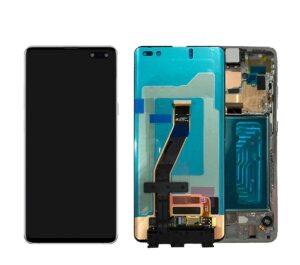 Original Amoled Screen Assembly + Frame For Samsung Galaxy S10 5G G977B G977U G977N