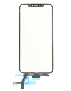 For Apple iPhone XS Max Front Glass with OCA Glue (Pre-installed)