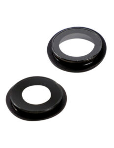 For Apple iPhone 12/12 Mini Rear Camera Glass Lens with Bezel Ring