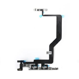 For Apple iPhone 12 Pro Max Power Button and Volume Button Flex Cable with Metal Bracket