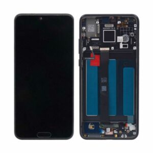 Original LCD Digitizer Screen Assembly Frame With Fingerprint for Huawei P20