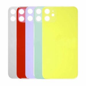 For Apple iPhone 11 Big Hole Back Cover Glass